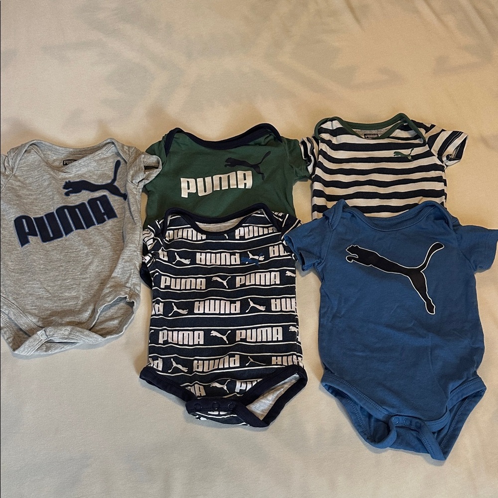 Puma Kids Bodysuit Set - Size 0/3